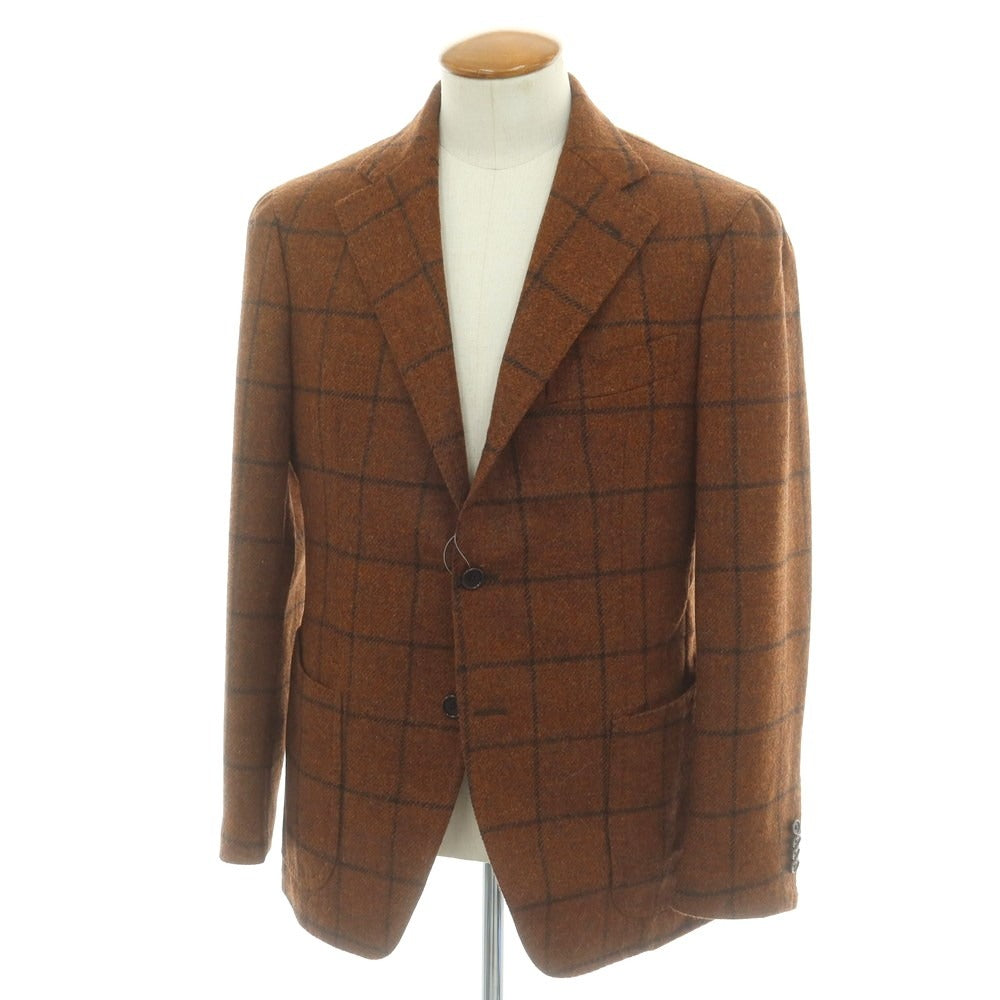 ティト アレグレット TITO ALLEGRETTO ウール ウィンドウペーンチェック 3B テーラードジャケット