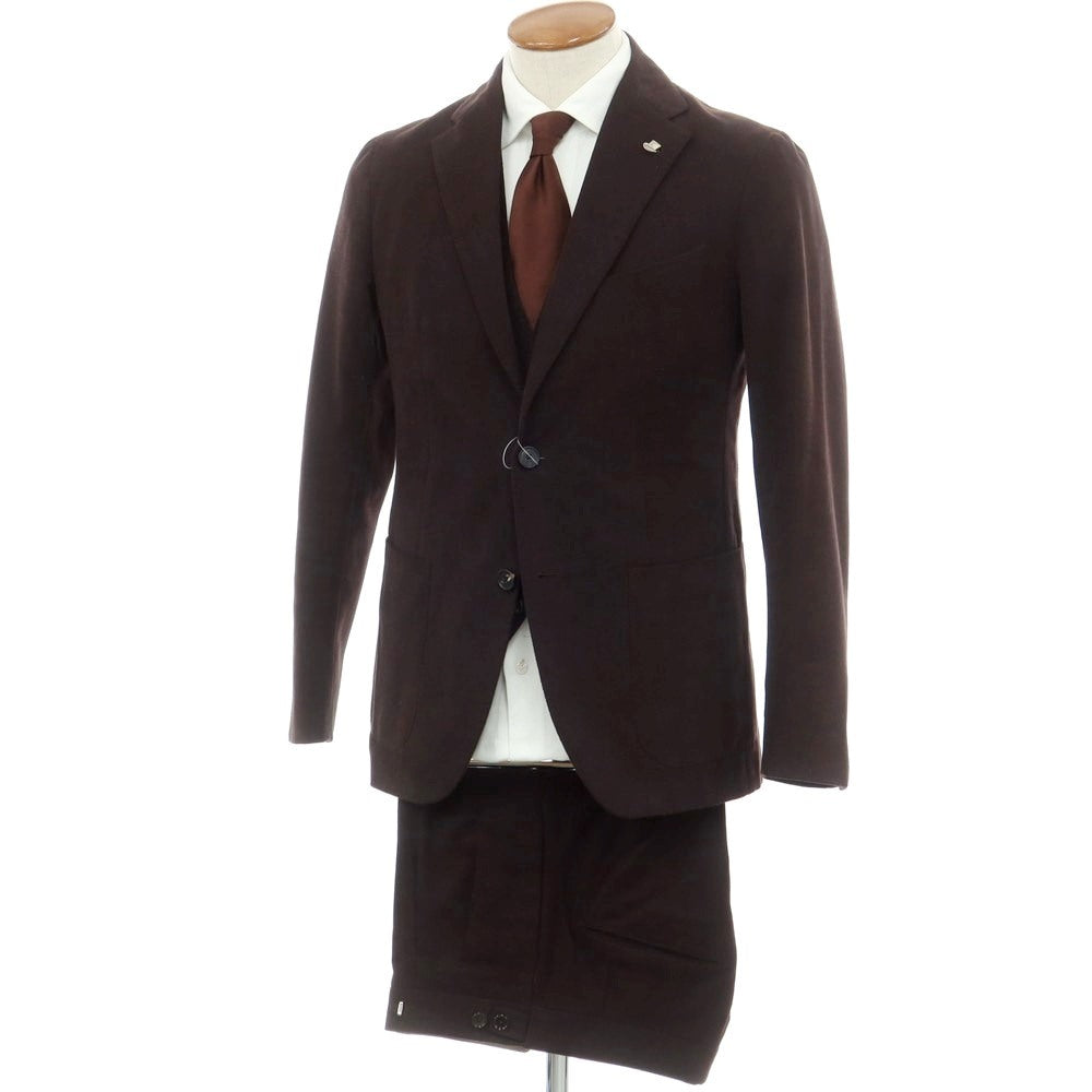 ※タリアトーレ TAGLIATORE コットン スリーピース 2つボタンスーツ