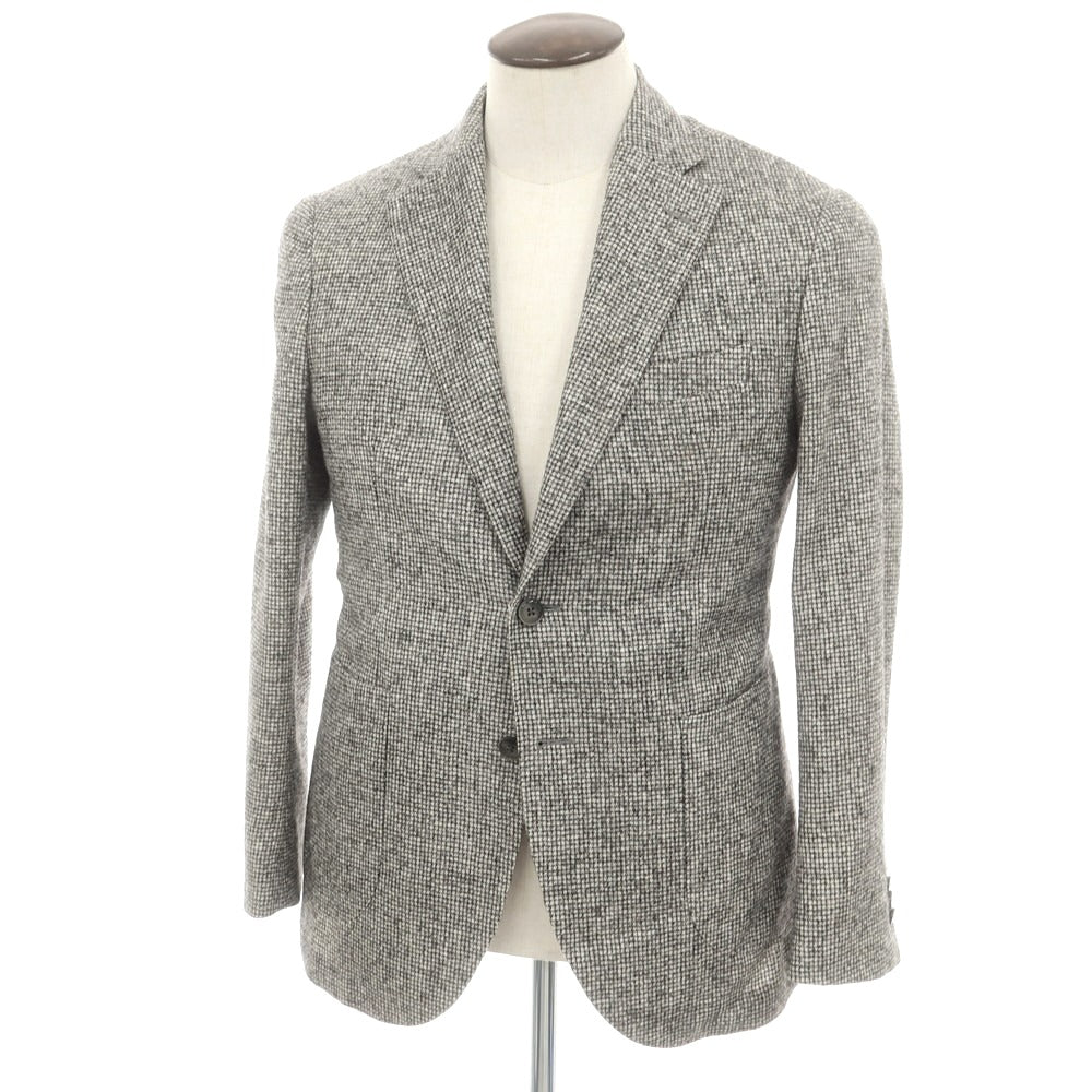 ルビーエム1911 L.B.M.1911 ウールアルパカ チェック テーラードジャケット