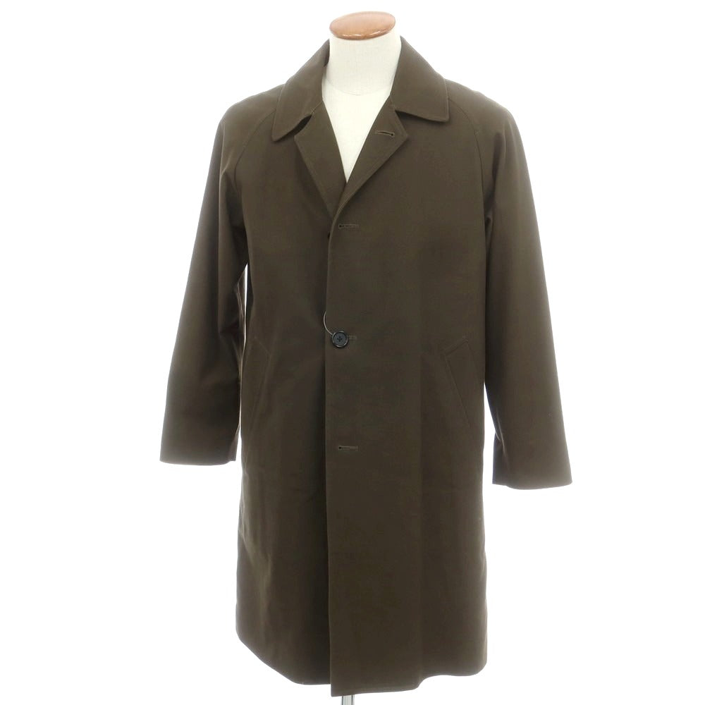 ピーエス ポールスミス PS Paul Smith ツイルコットン ステンカラーコート ダークオリーブ