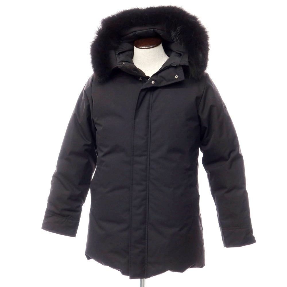 ピレネックス Pyrenex Annecy BEAMS別注 ナイロン ファーダウンコート ブラック