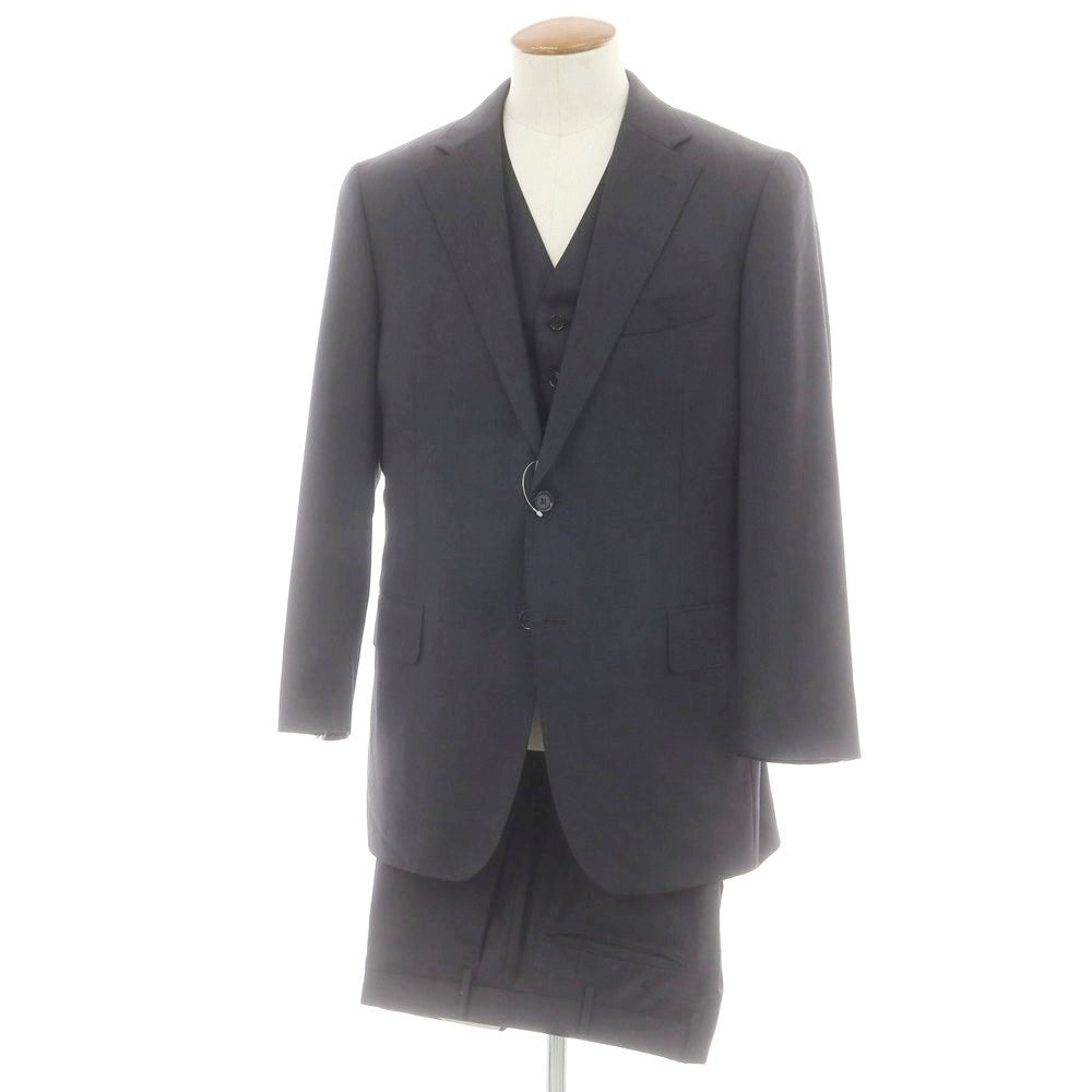 ポールスチュアート PAUL STUART ウール 2つボタンスーツ ダークグレー