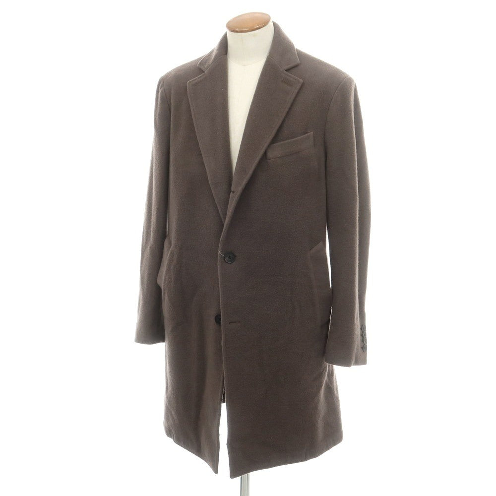 ドルモア DRUMOHR ウール チェスターフィールドコート トープ系