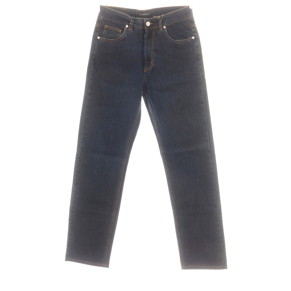 カナーリ CANALI ストレッチ コットン ジーンズ デニムパンツ ネイビー