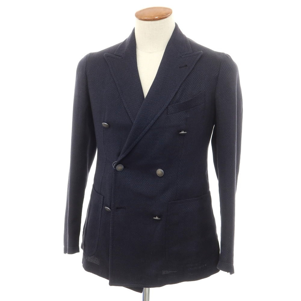 タリアトーレ TAGLIATORE リネンコットン ダブル テーラードジャケット