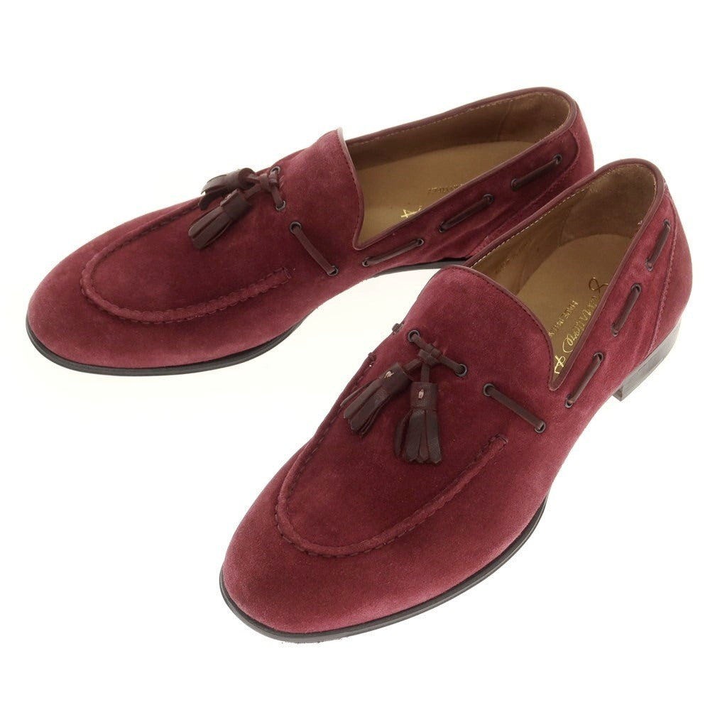 サルバトーレ アー ダッシュ Salvatore A' スエード タッセル ローファー ワイン