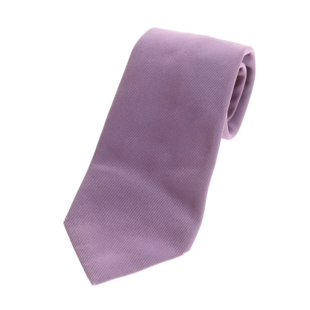 アンジェロ フスコ Angelo Fusco シルク 無地ネクタイ パープル