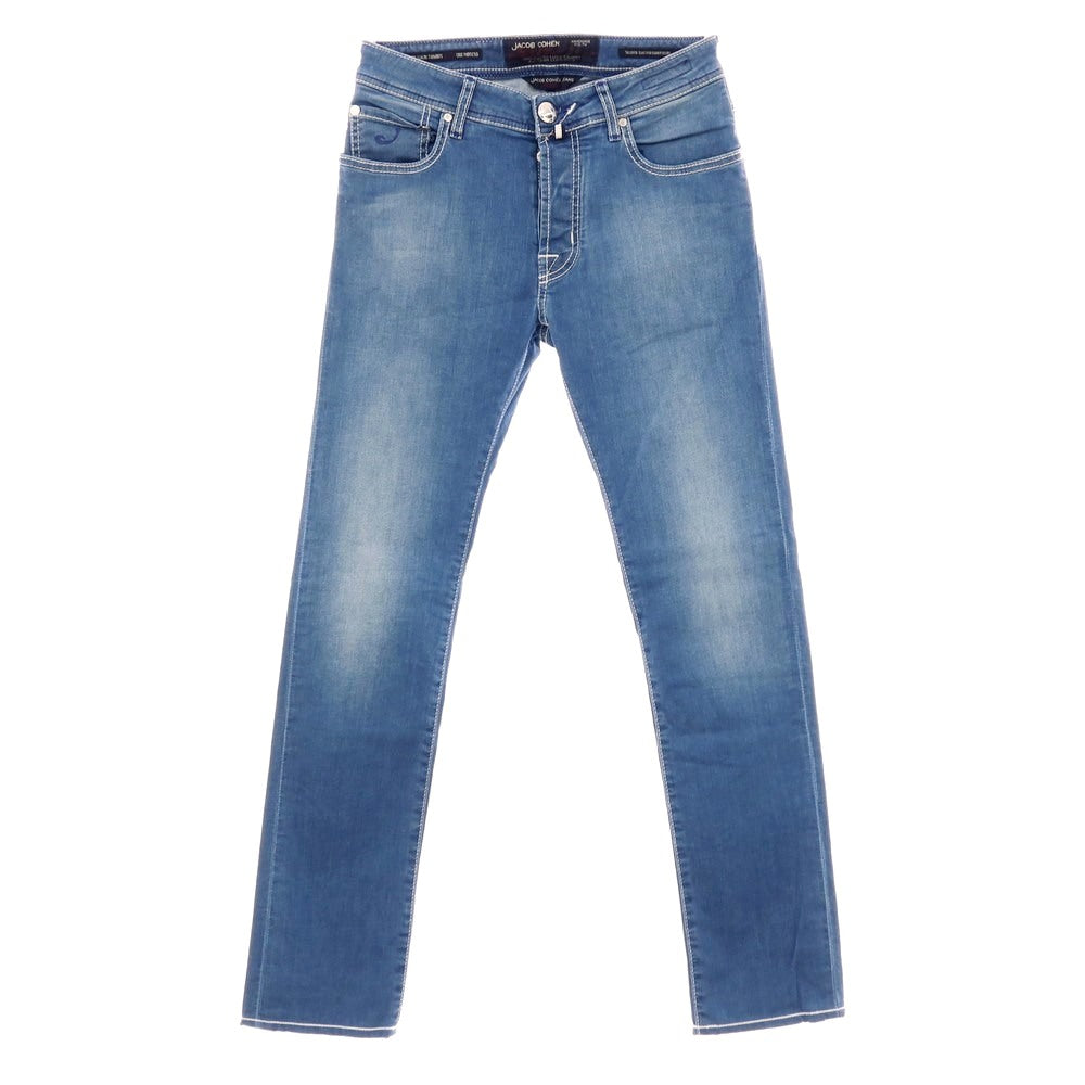 ヤコブコーエン JACOB COHEN J688 COMF- ストレッチ コットンポリエステル デニムパンツ ブルー