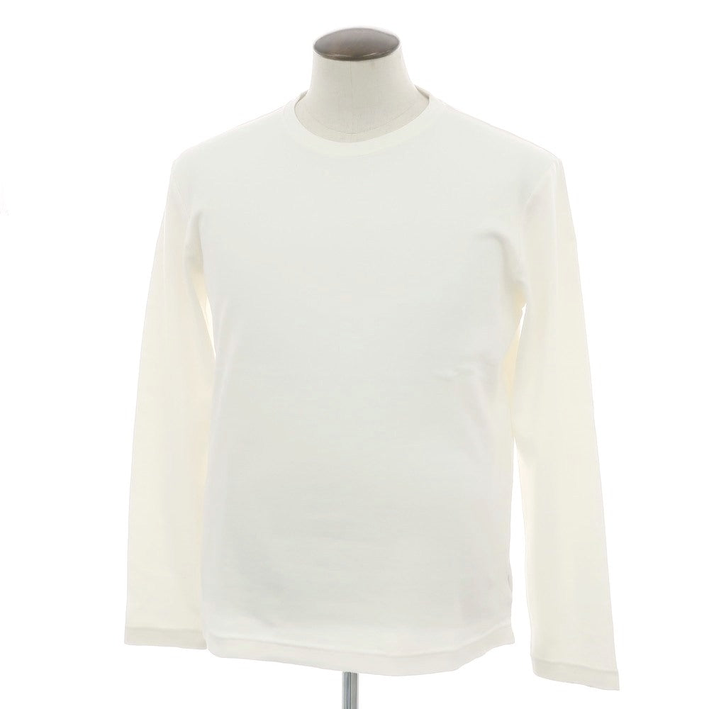 ザノーネ ZANONE コットン クルーネック 長袖Ｔシャツ ホワイト